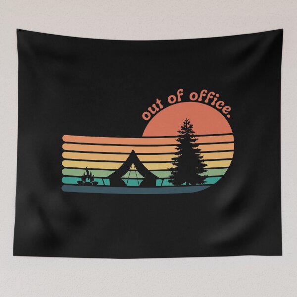 Item preview, Out of office. Travel. Camping. designed and sold by designsbyaneta.