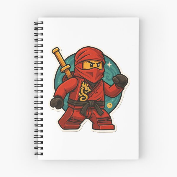 Item preview, Bold Ninjago Kai Sticker in Action Pose designed and sold by Enhance  Imagination.