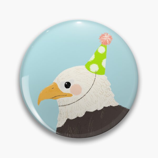 Item preview, Cute Scribbly Eagle (+ party hat!) designed and sold by You Store.