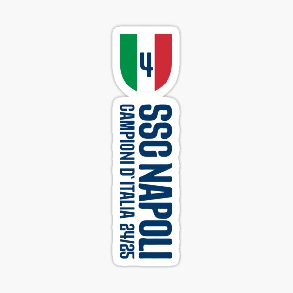 Item preview, Napoli 4th Scudetto Italian Champions 2024/2025 designed and sold by SnoeMerch.