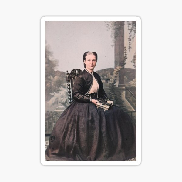 Item preview, Norwegian Woman with Books designed and sold by 19th Century in Color.