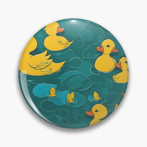 Item preview, Ducks on Green Blue Pattern designed and sold by NOTSNIW ART.