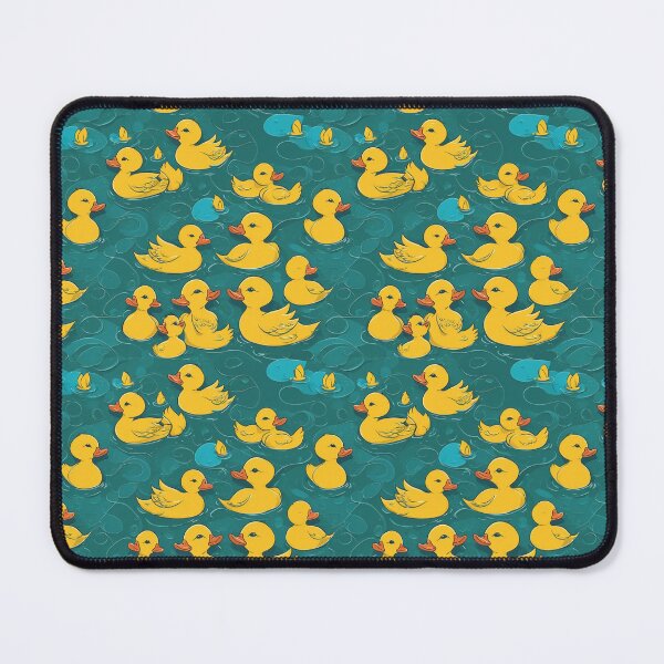 Item preview, Ducks on Green Blue Pattern designed and sold by NOTSNIW ART.