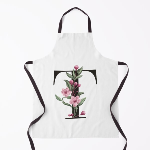 Item preview, Elegant Floral Letter T Monogram - A Timeless Botanical Masterpiece designed and sold by Psycho-Crazy.