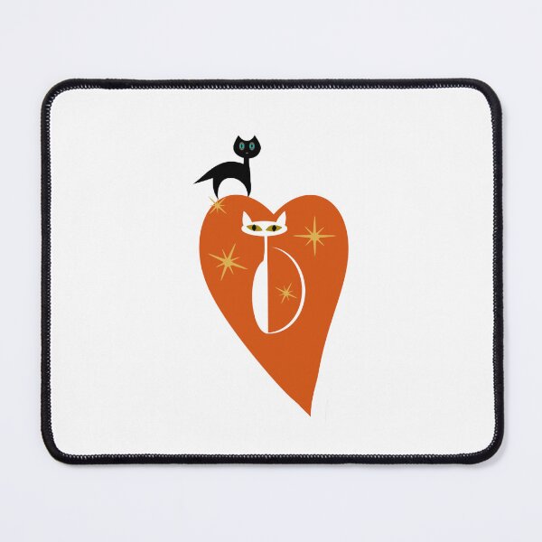 Item preview, MCM Valentine's Day Cats in a Heart designed and sold by WandaRichards.