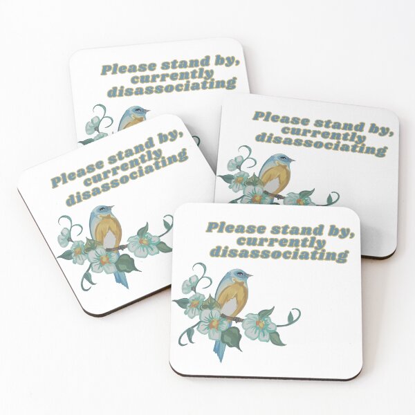 Item preview, Please Stand by, Currently Disassociating Bird  designed and sold by Kristi Brooks.