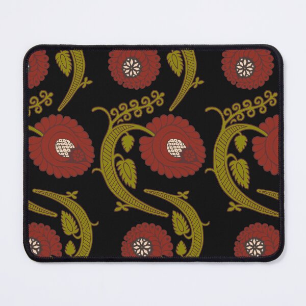 Item preview, Flower ornament on the black background designed and sold by Sevilka.
