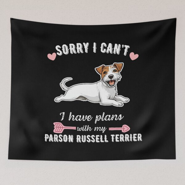 Item preview, Sorry I Can't, I Have Plans With My Parson Russell Terrier – Energetic and Clever Dog Design designed and sold by GoodyPaws.