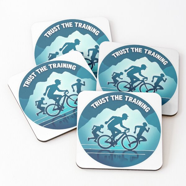 Item preview, Trust the Training – Triathlon Endurance Motivation designed and sold by Triathlongram.