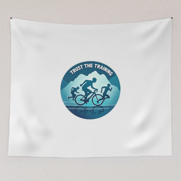 Item preview, Trust the Training – Triathlon Endurance Motivation designed and sold by Triathlongram.
