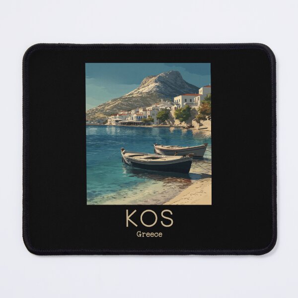 Item preview, A Vintage Travel Art of Kos - Greece designed and sold by GoodOldVintage.