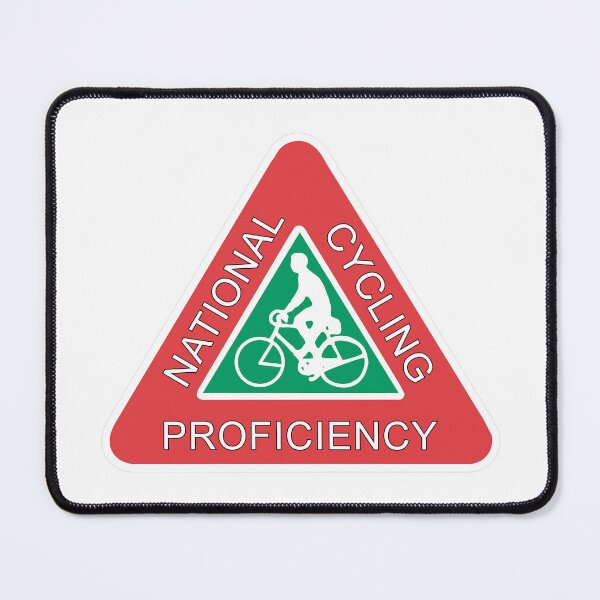 Item preview, British national cycling proficiency enamel pin badge designed and sold by LaughingProf.