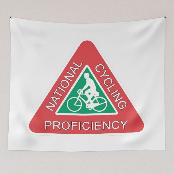 Item preview, British national cycling proficiency enamel pin badge designed and sold by LaughingProf.
