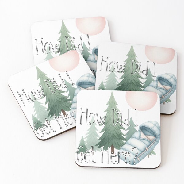 Item preview, How Did I Get Here? Camping designed and sold by Lori Winslow Designs.