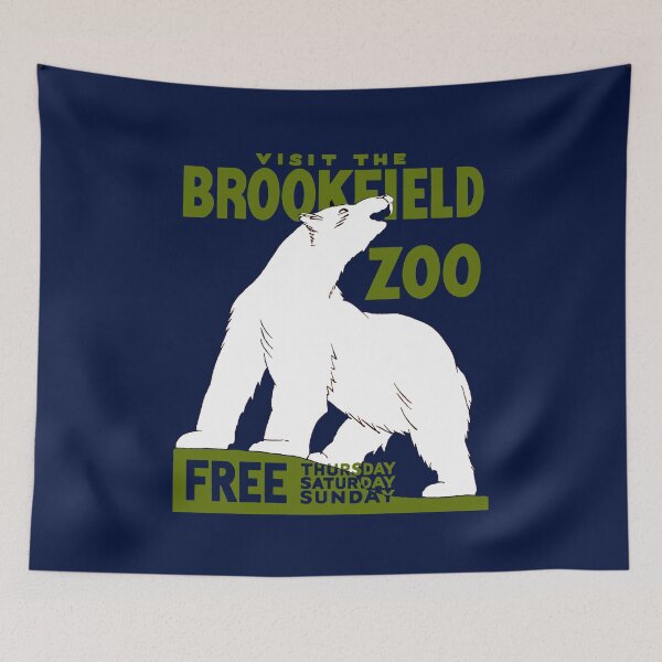 Item preview, Brookfield Zoo, Federal Art Program Poster 1936 designed and sold by Pixelchicken.