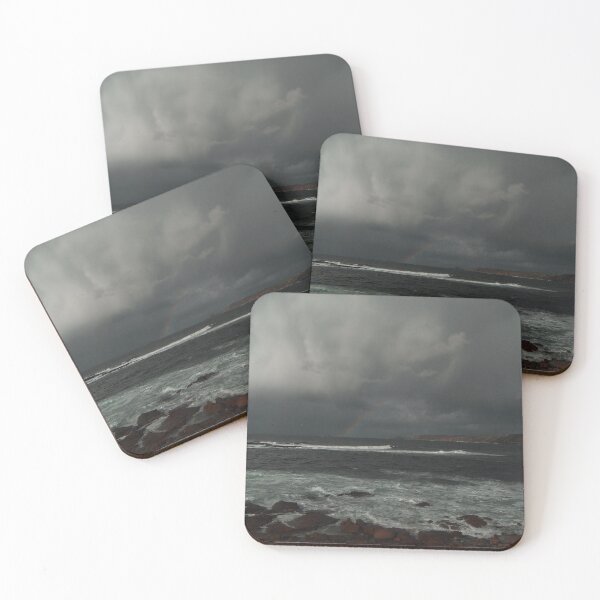 Item preview, Storms Promise - Rainbow Over Sennen Cove from Lands End designed and sold by leyfinder.