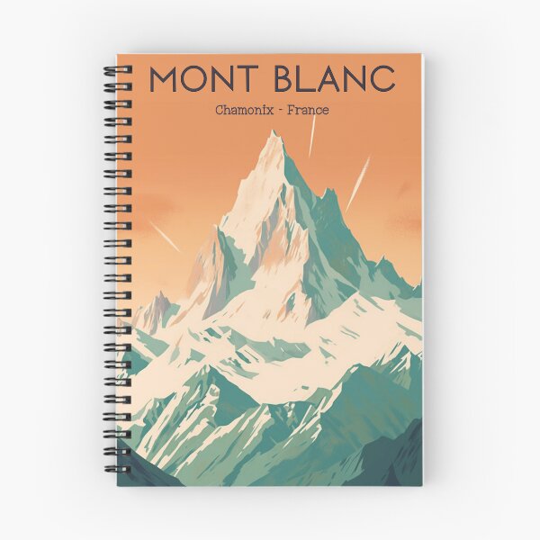 Item preview, A Vintage Travel Illustration of Chamonix Mont Blanc - France designed and sold by GoodOldVintage.