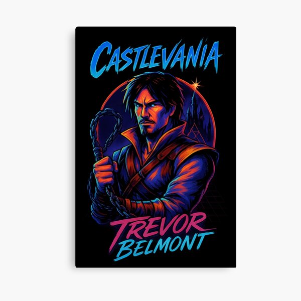 Item preview, Trevor Belmont Nightstrike Shirt | Castlevania Fanart | 80s Retro Neon Slayer Style | Netflix Anime Inspired Design designed and sold by WAUZ.
