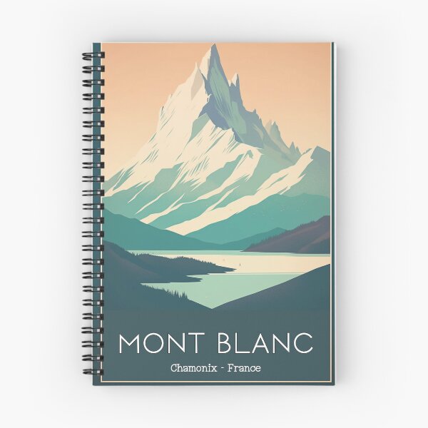 Item preview, A Vintage Travel Illustration of Chamonix Mont Blanc - France designed and sold by GoodOldVintage.