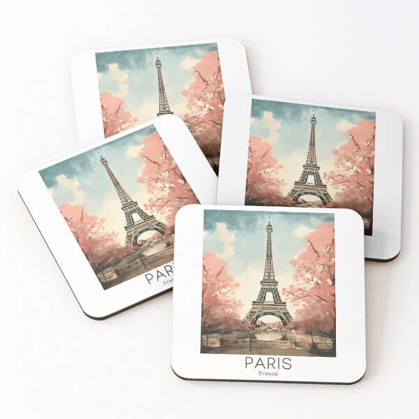 Item preview, A Vintage Travel Illustration of Paris - France designed and sold by GoodOldVintage.