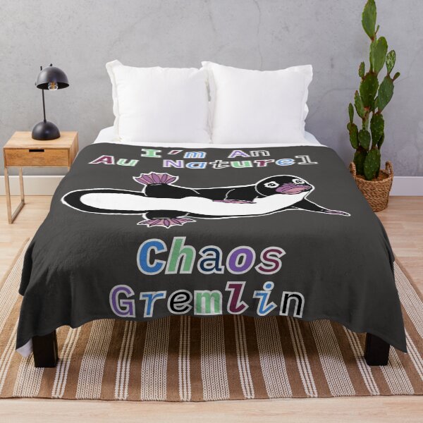 Item preview, Au Naturel Chaos Gremlin Platypus Funny ADHD, Mental Health, Trauma, Dark Humor Design designed and sold by Kristi Brooks.