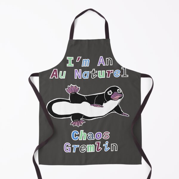 Item preview, Au Naturel Chaos Gremlin Platypus Funny ADHD, Mental Health, Trauma, Dark Humor Design designed and sold by Kristi Brooks.