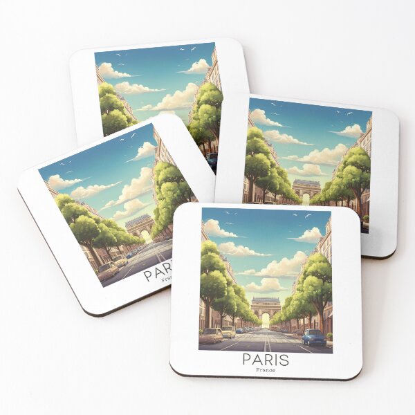 Item preview, A Vintage Travel Illustration of Paris - France designed and sold by GoodOldVintage.