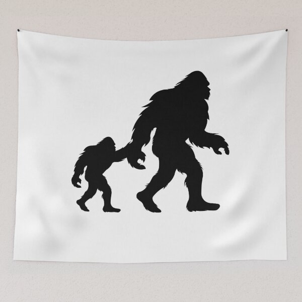 Item preview, Bigfoot and His Son Wild Outdoor Sasquatch Skunk Ape Yeti Grassman Father Bigfoot designed and sold by Zkoorey.