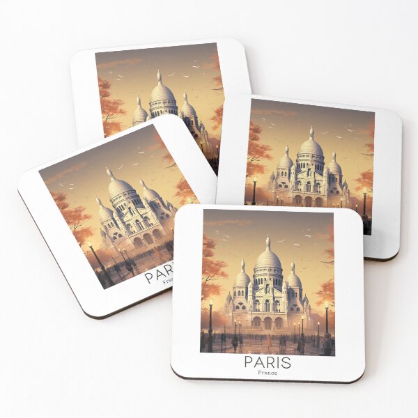 Item preview, A Vintage Travel Illustration of Paris - France designed and sold by GoodOldVintage.