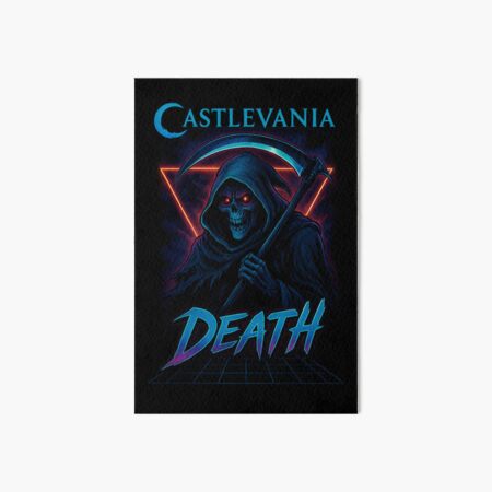 Item preview, Death Reaperwave Shirt | Castlevania Fanart | 80s Retro Neon Apocalypse | Netflix Anime Inspired Design designed and sold by WAUZ.