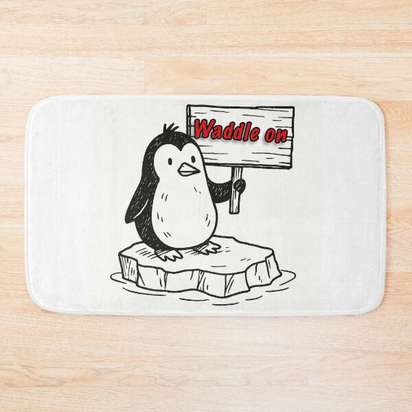 Item preview, Keep Calm and Waddle On designed and sold by ArdethBey.