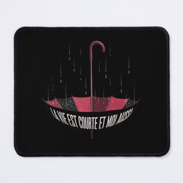 Item preview, French Sad Umbrella Quote Art designed and sold by ATOTI.