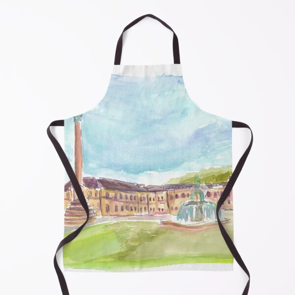 Item preview, Golden Afternoon at Stuttgart New Castle with Dreamy Skies designed and sold by artshop77.