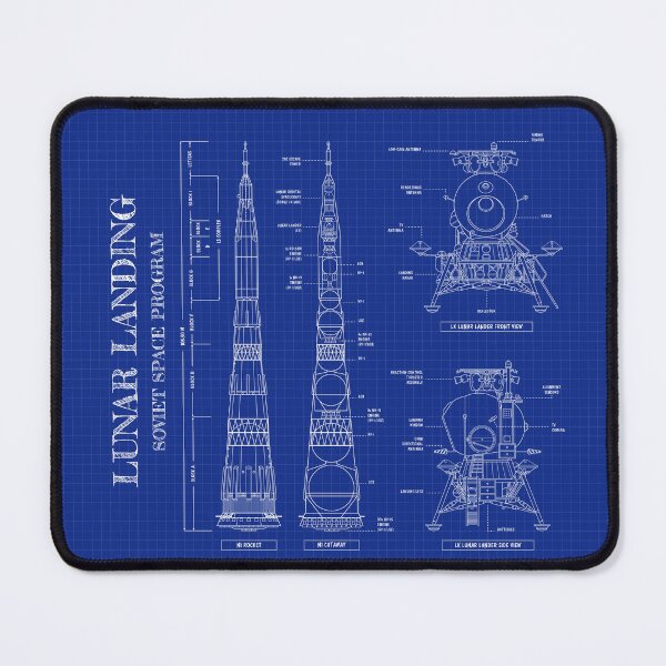 Item preview, N1 / L3 Soviet Lunar Program (Blueprint) - Vertical designed and sold by BGALAXY.