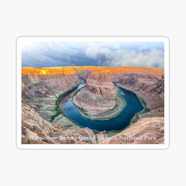 Item preview, Horseshoe Bend Sunrise, Grand Canyon National Park designed and sold by MayarooStudios.