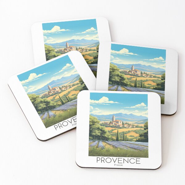 Item preview, A Vintage Travel Illustration of Provence - France designed and sold by GoodOldVintage.