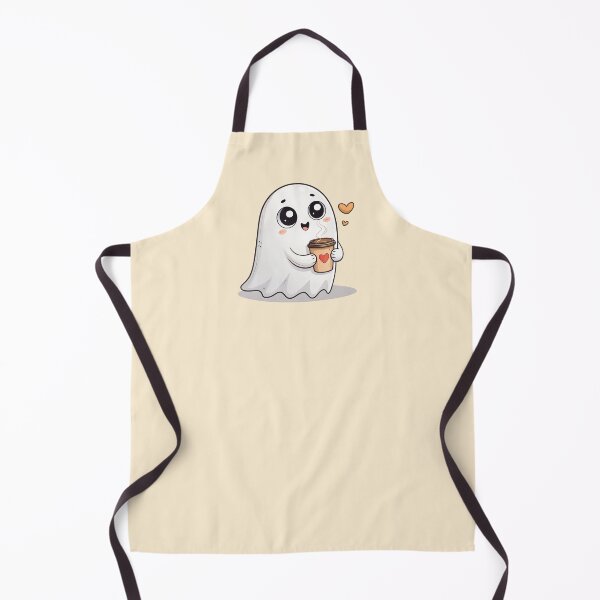 Item preview, Charming ghost with coffee designed and sold by Pearl67.