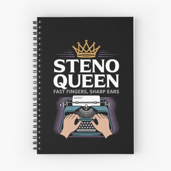 Item preview, Steno Queen | Funny Court Reporter designed and sold by tmerchtrends.