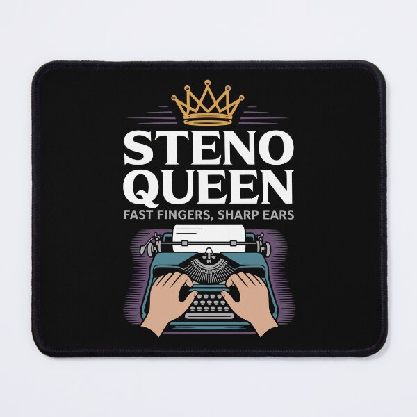 Item preview, Steno Queen | Funny Court Reporter designed and sold by tmerchtrends.