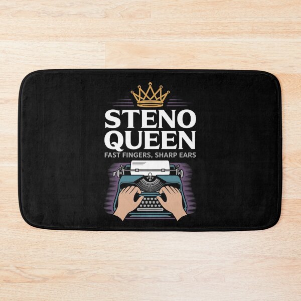 Item preview, Steno Queen | Funny Court Reporter designed and sold by tmerchtrends.