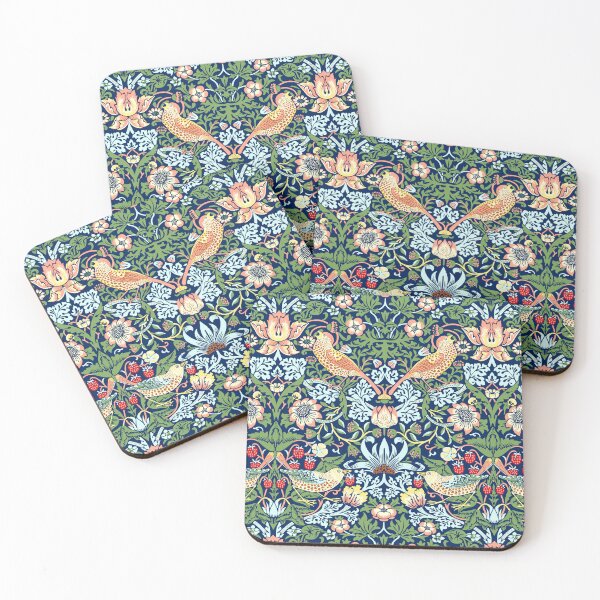 Item preview, William Morris Strawberry Thief III Birds  designed and sold by Pixelchicken.