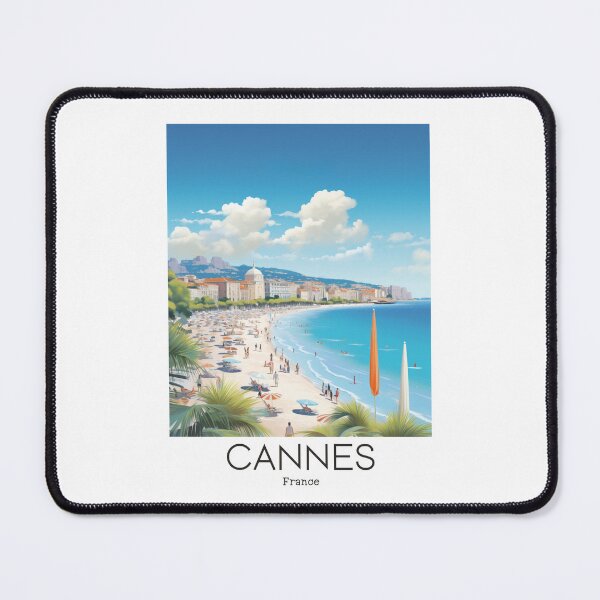 Item preview, A Vintage Travel Illustration of Cannes - France designed and sold by GoodOldVintage.