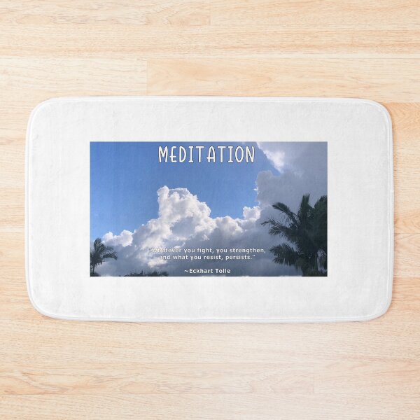 Item preview, Meditation quote ~ Eckhart Tolle designed and sold by Quantum-Life.