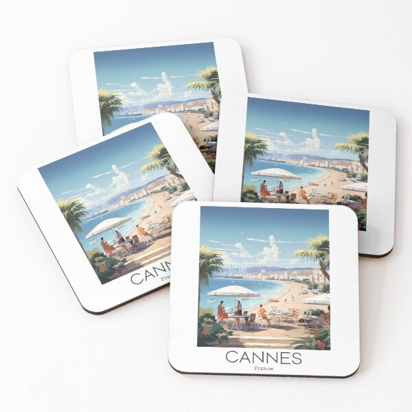 Item preview, A Vintage Travel Illustration of Cannes - France designed and sold by GoodOldVintage.