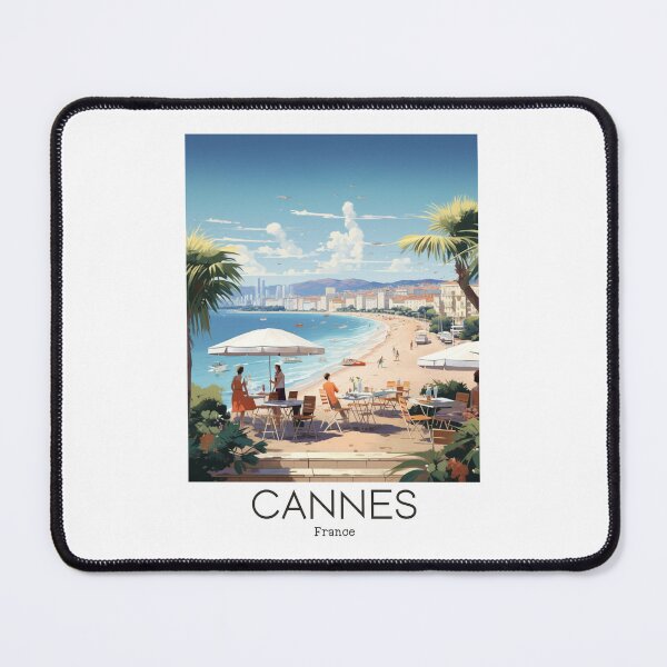 Item preview, A Vintage Travel Illustration of Cannes - France designed and sold by GoodOldVintage.