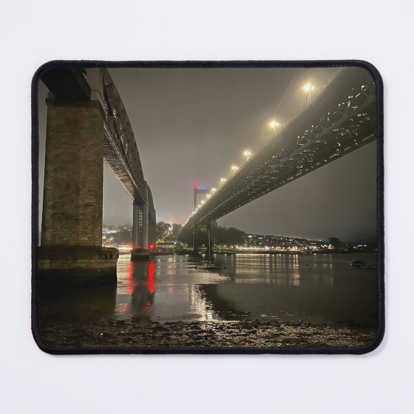 Item preview, Tamar Bridge Night designed and sold by WorthDesigns.