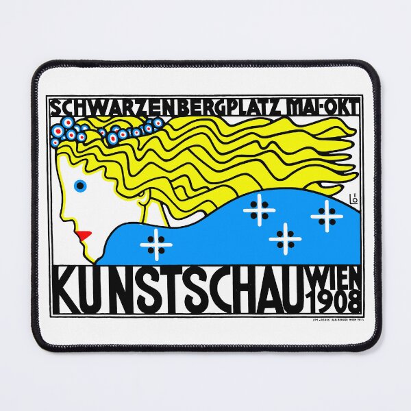 Item preview, 1908 Vienna Art Nouveau Art Show Fair Maiden designed and sold by Pixelchicken.