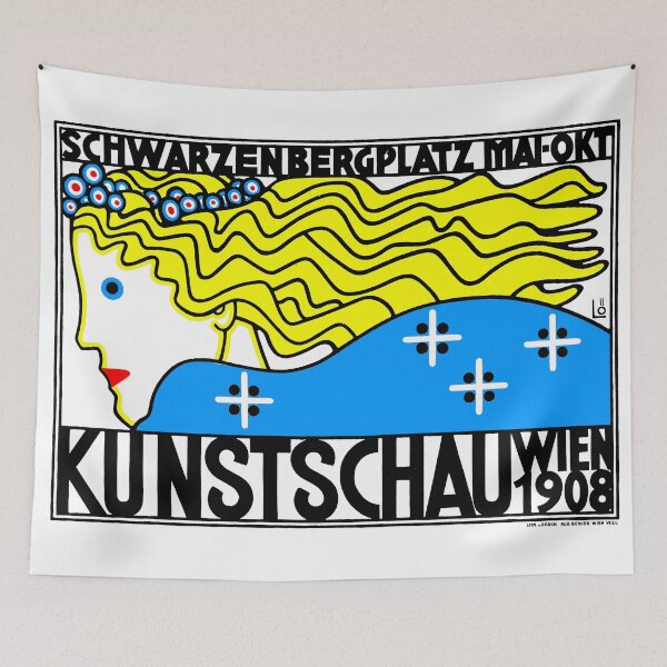 Item preview, 1908 Vienna Art Nouveau Art Show Fair Maiden designed and sold by Pixelchicken.