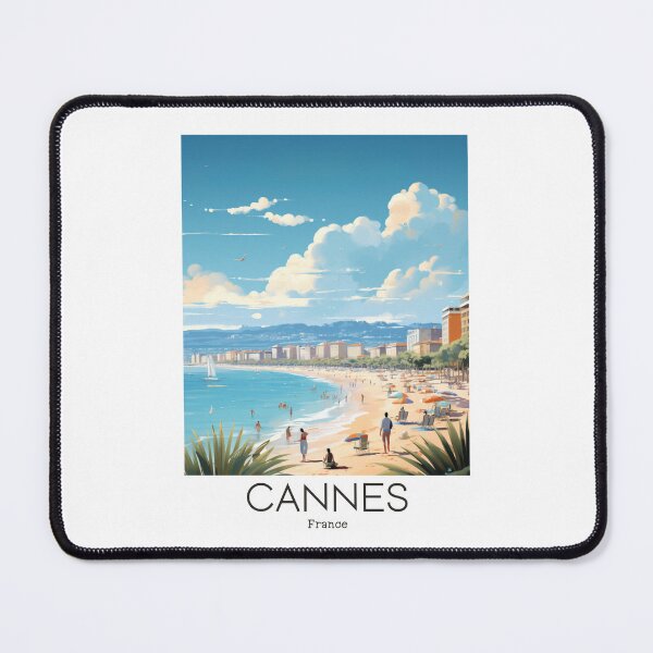 Item preview, A Vintage Travel Illustration of Cannes - France designed and sold by GoodOldVintage.