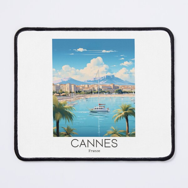 Item preview, A Vintage Travel Illustration of Cannes - France designed and sold by GoodOldVintage.
